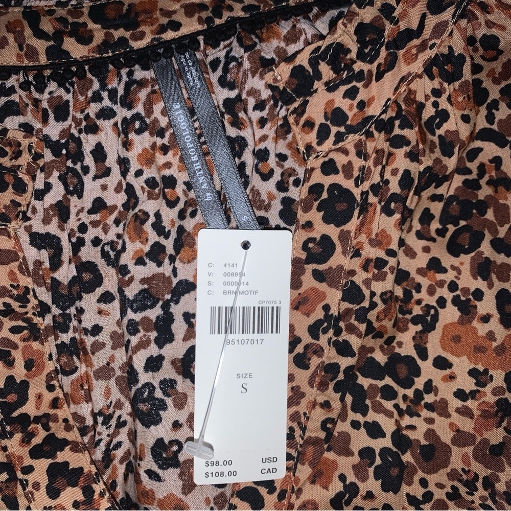 Anthropologie Ruffle Sleeve Dress - Picture 7 of 13